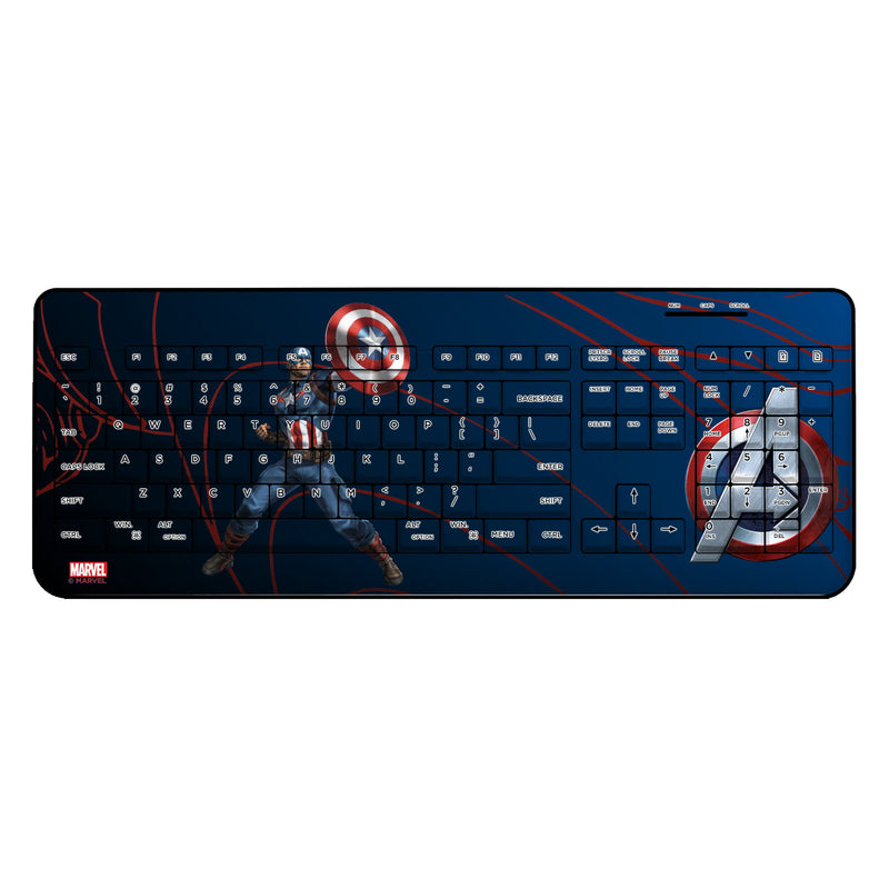 Marvel Avengers Captain America MechLine Wireless USB Keyboard