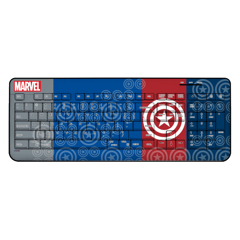 Marvel Avengers Captain America Sigil Wireless USB Keyboard