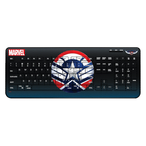 Marvel Avengers Sam Wilson Captain America Grid Wireless USB Keyboard