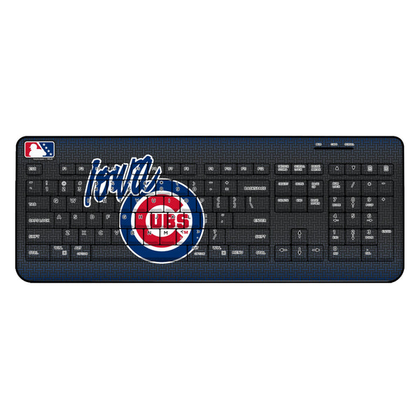 Iowa Cubs Linen Wireless USB Keyboard