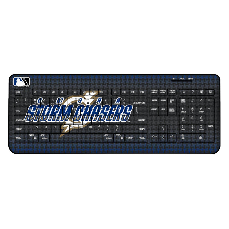 Omaha Storm Chasers Linen Wireless USB Keyboard