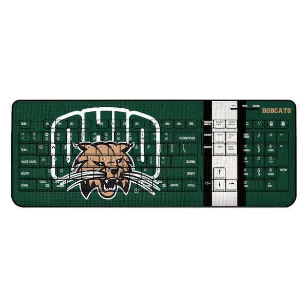 Ohio University Bobcats Stripe Wireless USB Keyboard