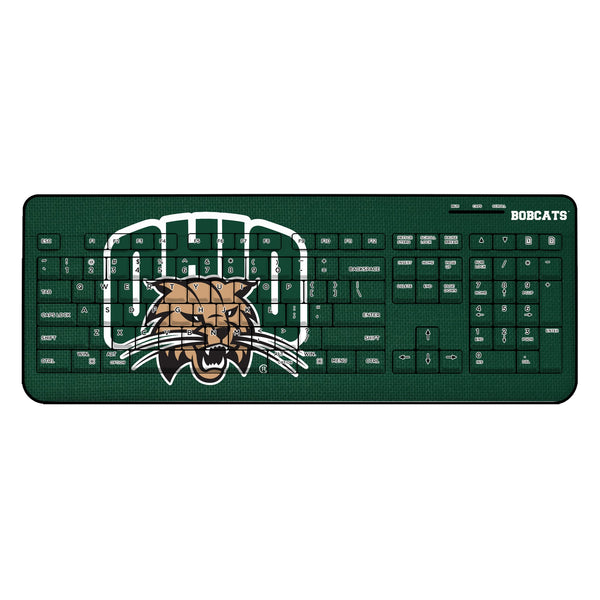 Ohio University Bobcats Solid Wireless USB Keyboard