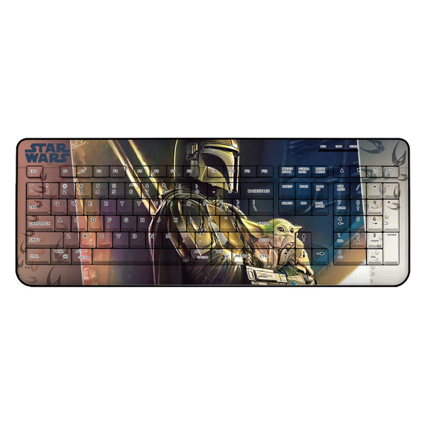 Star Wars: The Mandalorian Din Djarin Portrait Wireless USB Keyboard