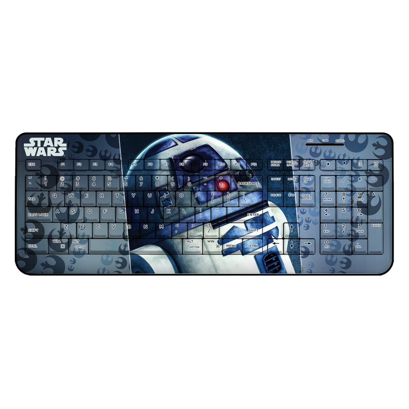 Star Wars R2-D2 Portrait Wireless USB Keyboard