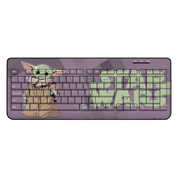 Star Wars: The Mandalorian Grogu Color Block Wireless USB Keyboard