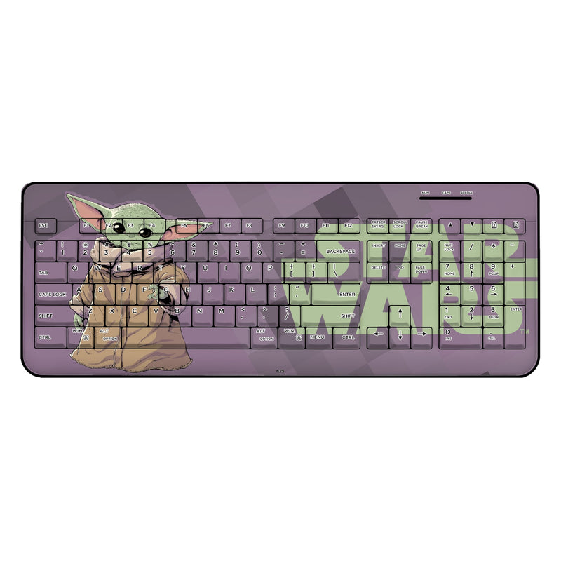 Star Wars: The Mandalorian Grogu Color Block Wireless USB Keyboard