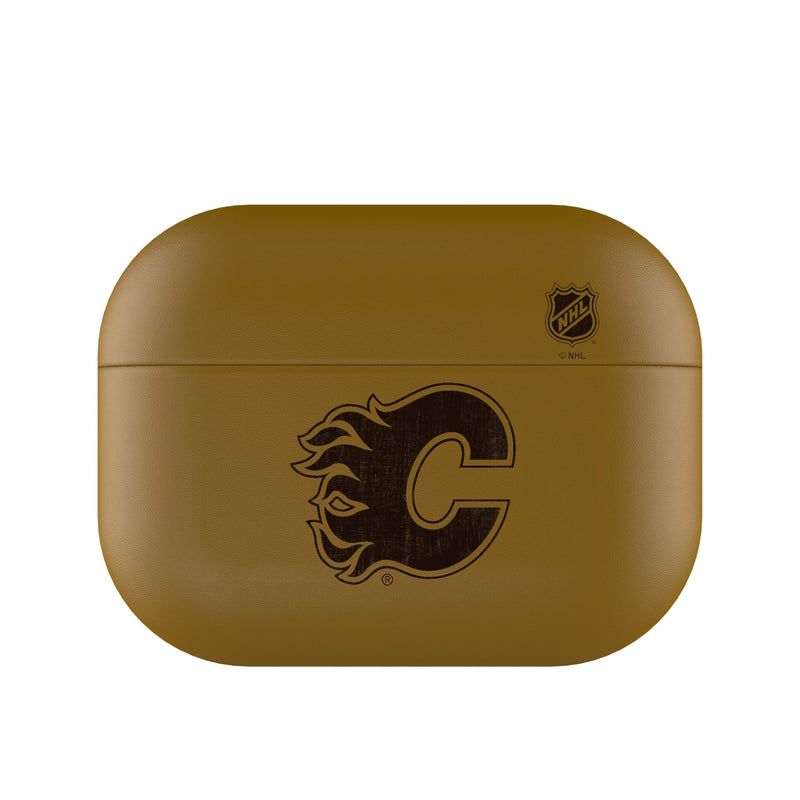 Calgary Flames Burn AirPods AirPod Case Cover