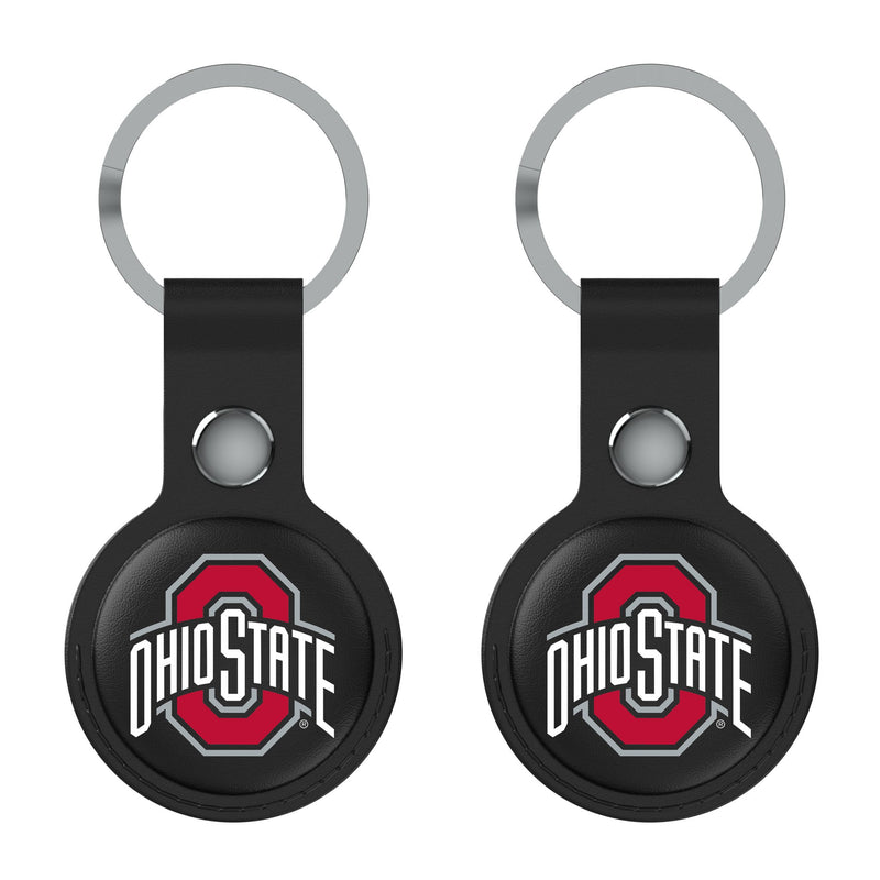 Ohio State University Buckeyes Insignia AirTag Black Airtag Holder 2-Pack