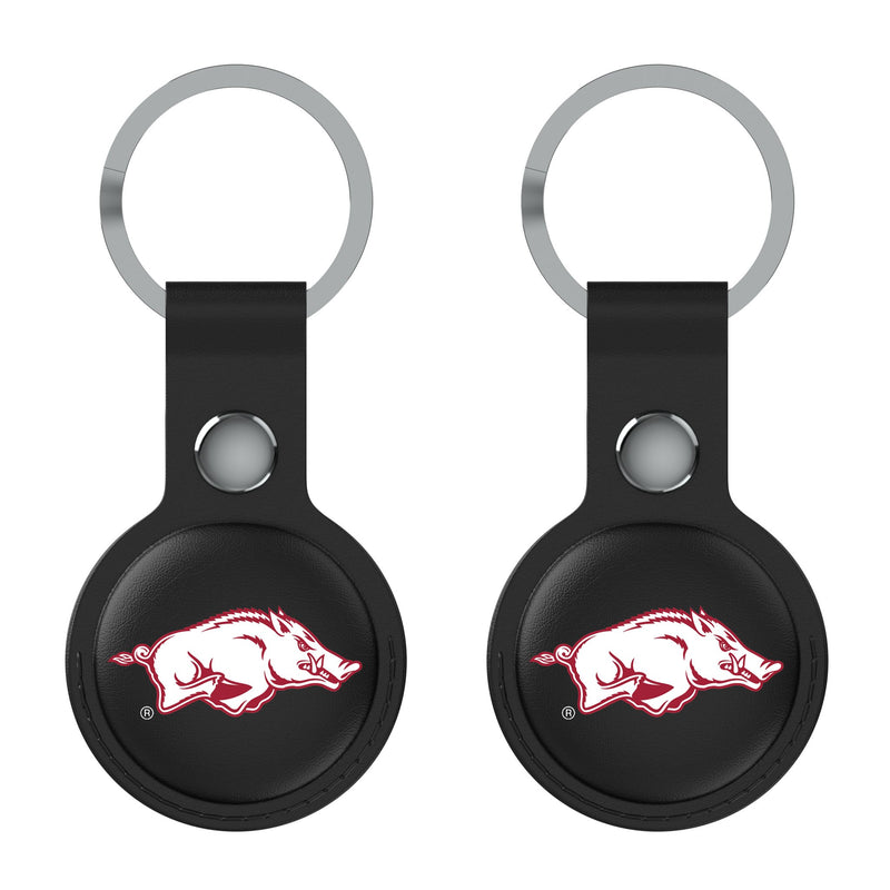 University of Arkansas Fayetteville Razorbacks Insignia AirTag Black Airtag Holder 2-Pack