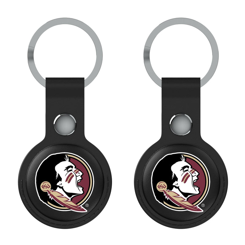 Florida State University Seminoles Insignia AirTag Black Airtag Holder 2-Pack