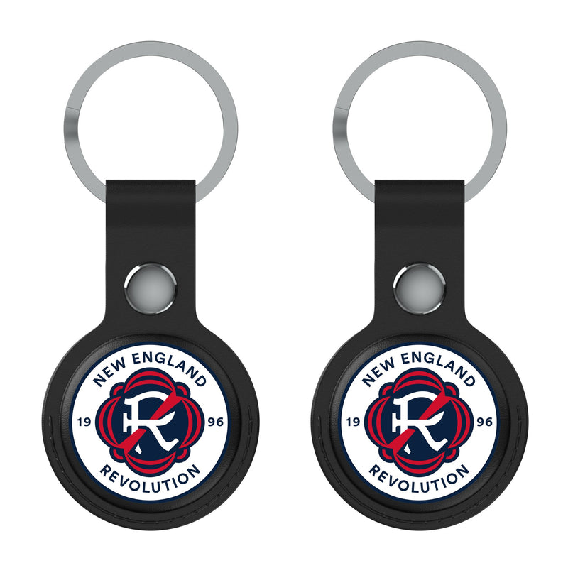 New England Revolution  Insignia AirTag Black Airtag Holder 2-Pack