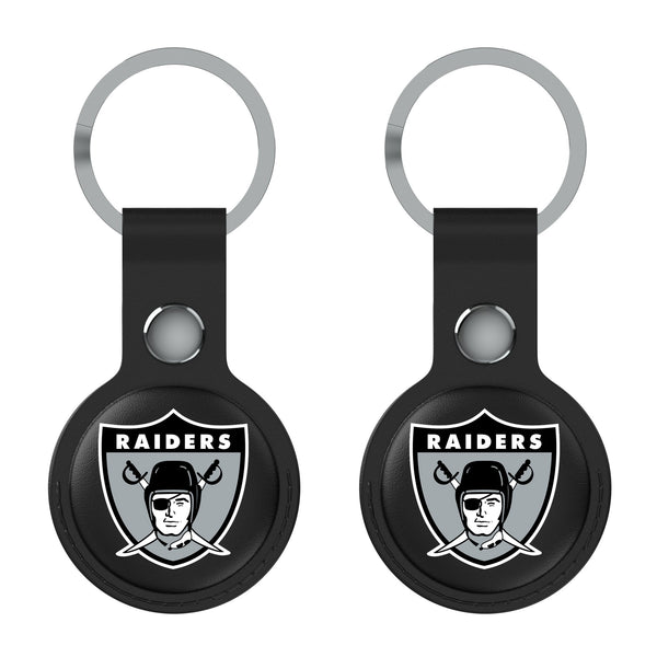 Oakland Raiders 1963 Historic Collection Insignia AirTag Black Airtag Holder 2-Pack