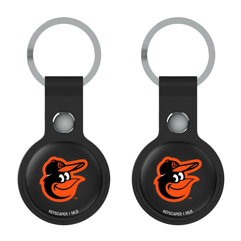 Baltimore Orioles Insignia AirTag Black Airtag Holder 2-Pack