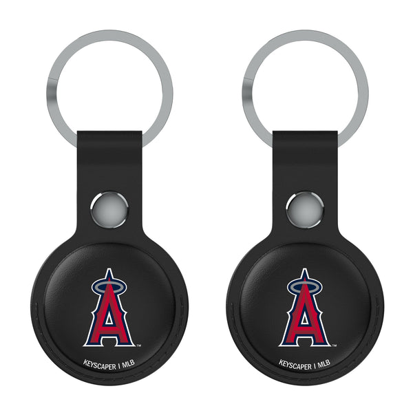 Los Angeles Angels Insignia AirTag Black Airtag Holder 2-Pack