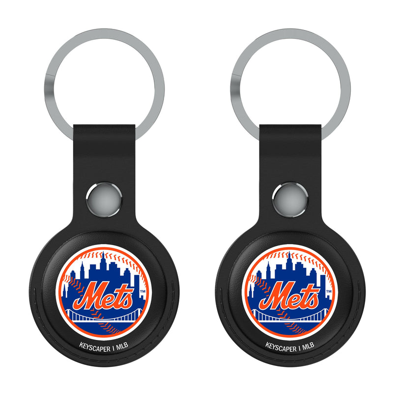 New York Mets Insignia AirTag Black Airtag Holder 2-Pack