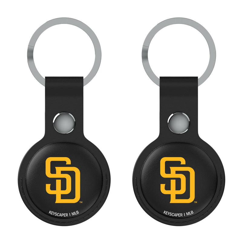 San Diego Padres Insignia AirTag Black Airtag Holder 2-Pack