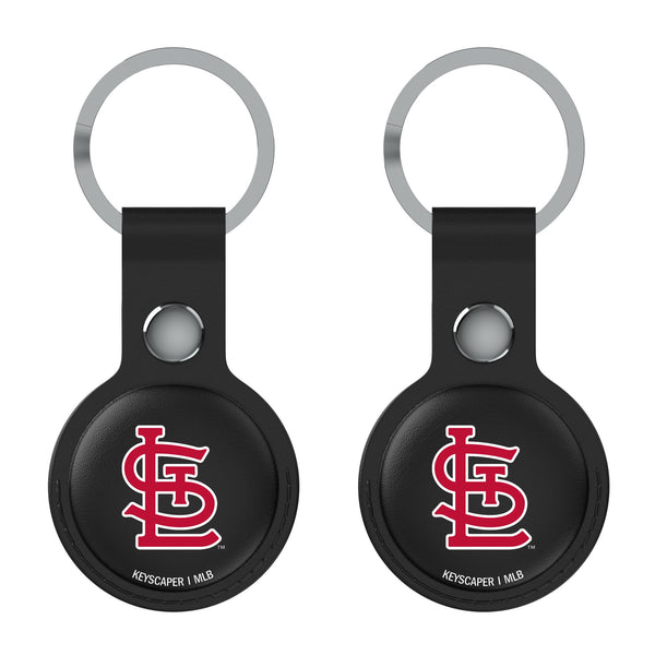 St Louis Cardinals Insignia AirTag Black Airtag Holder 2-Pack