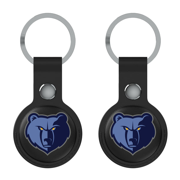 Memphis Grizzlies Insignia AirTag Black Airtag Holder 2-Pack