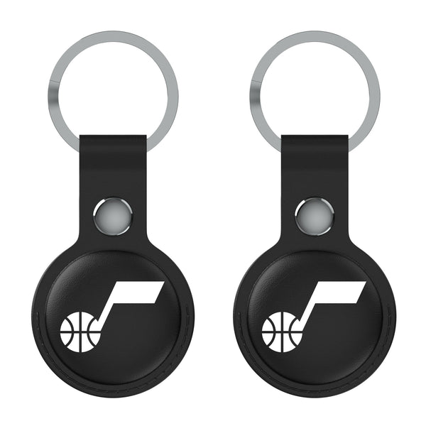 Utah Jazz Insignia AirTag Black Airtag Holder 2-Pack