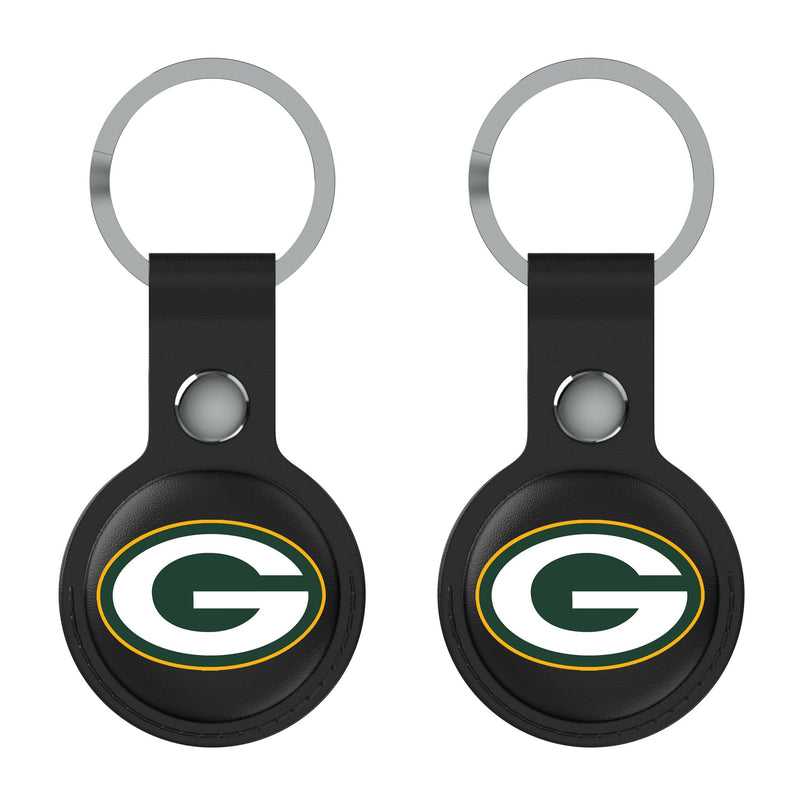 Green Bay Packers Insignia AirTag Black Airtag Holder 2-Pack