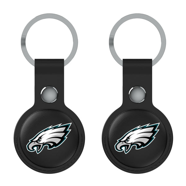 Philadelphia Eagles Insignia AirTag Black Airtag Holder 2-Pack