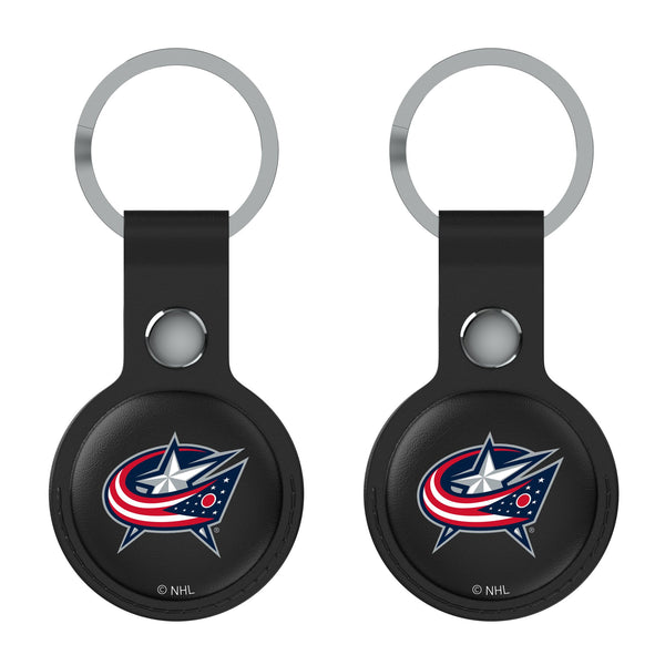 Columbus Blue Jackets Insignia AirTag Black Airtag Holder 2-Pack