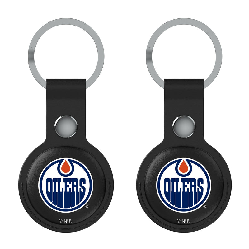 Edmonton Oilers Insignia AirTag Black Airtag Holder 2-Pack