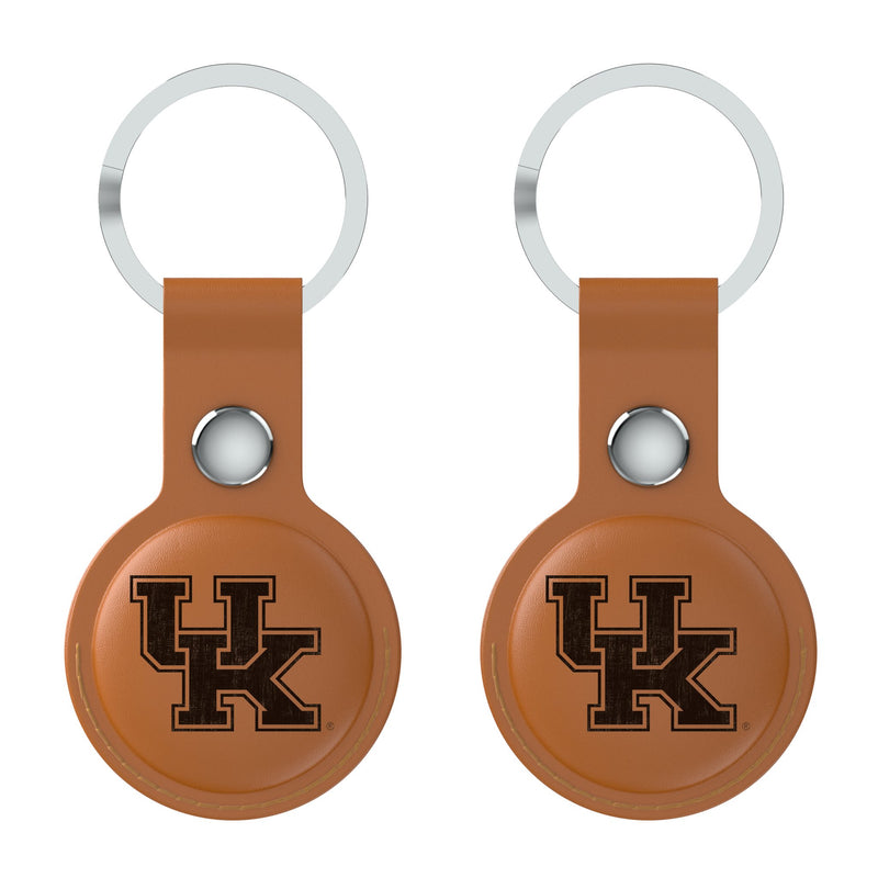 University of Kentucky Wildcats Burn AirTag Brown Airtag Holder 2-Pack