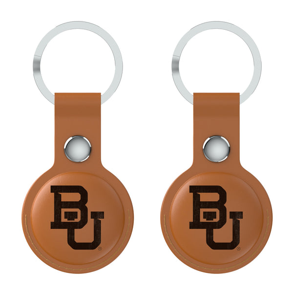 Baylor University Bears Burn AirTag Brown Airtag Holder 2-Pack