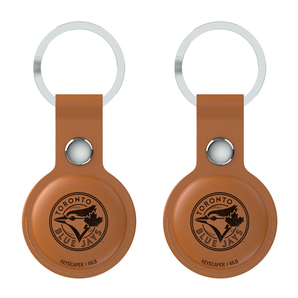 Toronto Blue Jays Burn AirTag Brown Airtag Holder 2-Pack