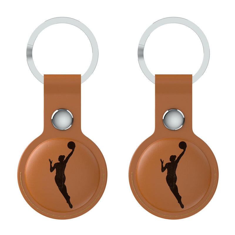 WNBA  Burn AirTag Brown Airtag Holder 2-Pack