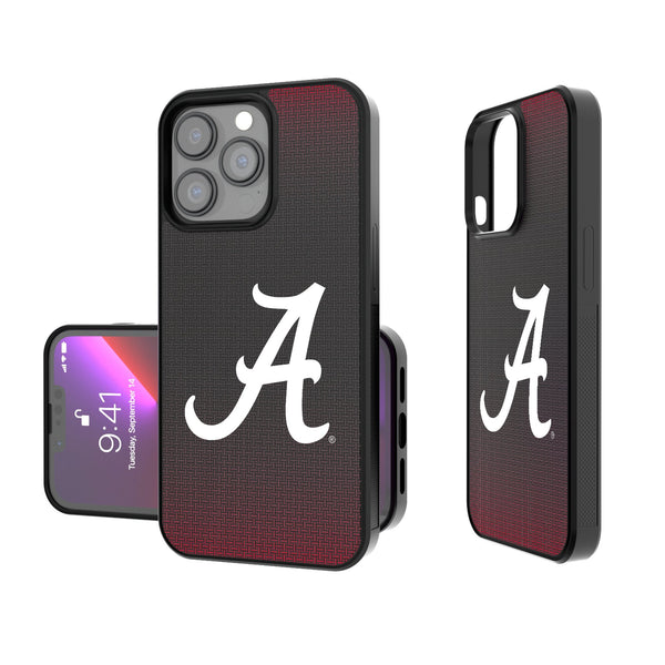 University of Alabama Crimson Tide Script A Linen iPhone Bump Phone Case