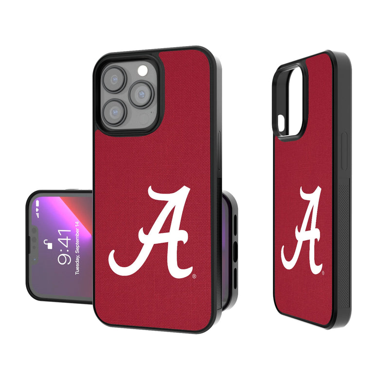 University of Alabama Crimson Tide Script A Solid iPhone Bump Phone Case