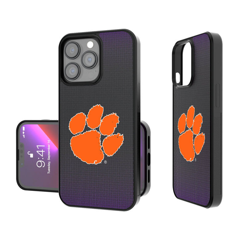 Clemson University Tigers Linen iPhone Bump Phone Case