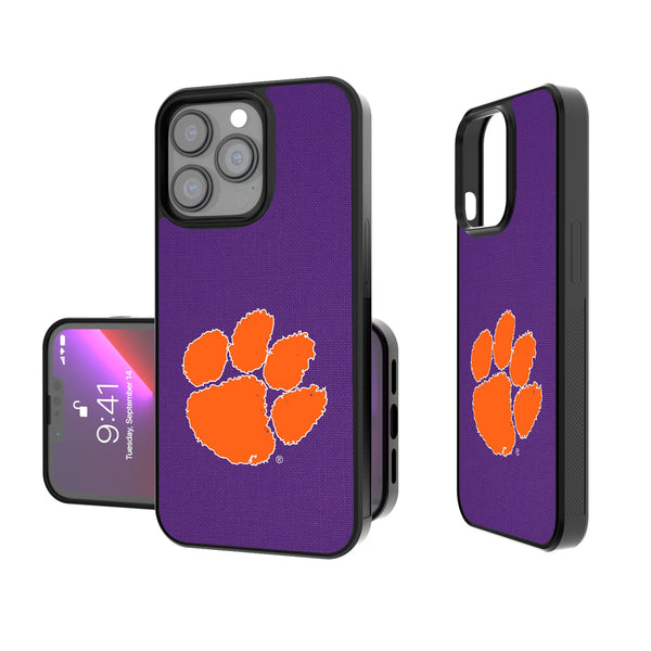 Clemson University Tigers Solid iPhone Bump Phone Case