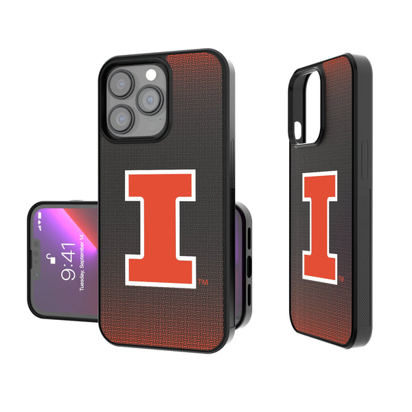 University of Illinois Fighting Illini Linen iPhone Bump Phone Case