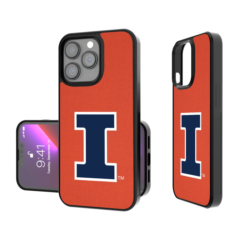 University of Illinois Fighting Illini Solid iPhone Bump Phone Case