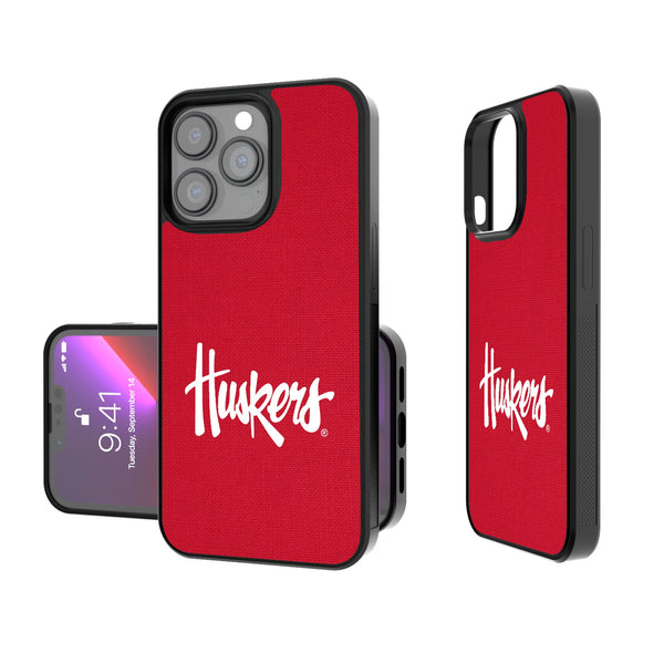 University of Nebraska Huskers Solid iPhone Bump Phone Case