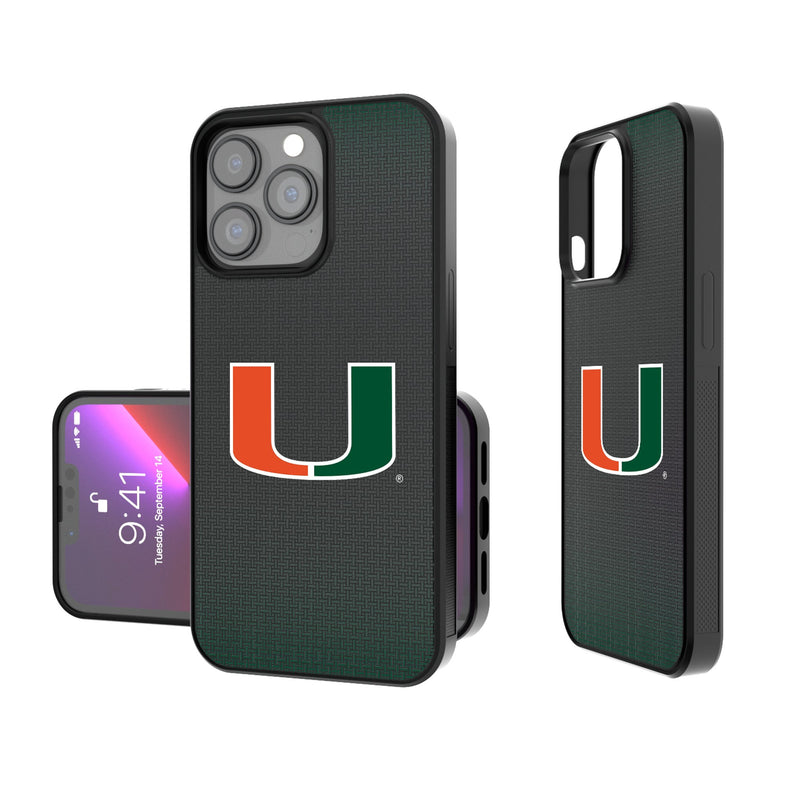 University of Miami Hurricanes Linen iPhone Bump Phone Case