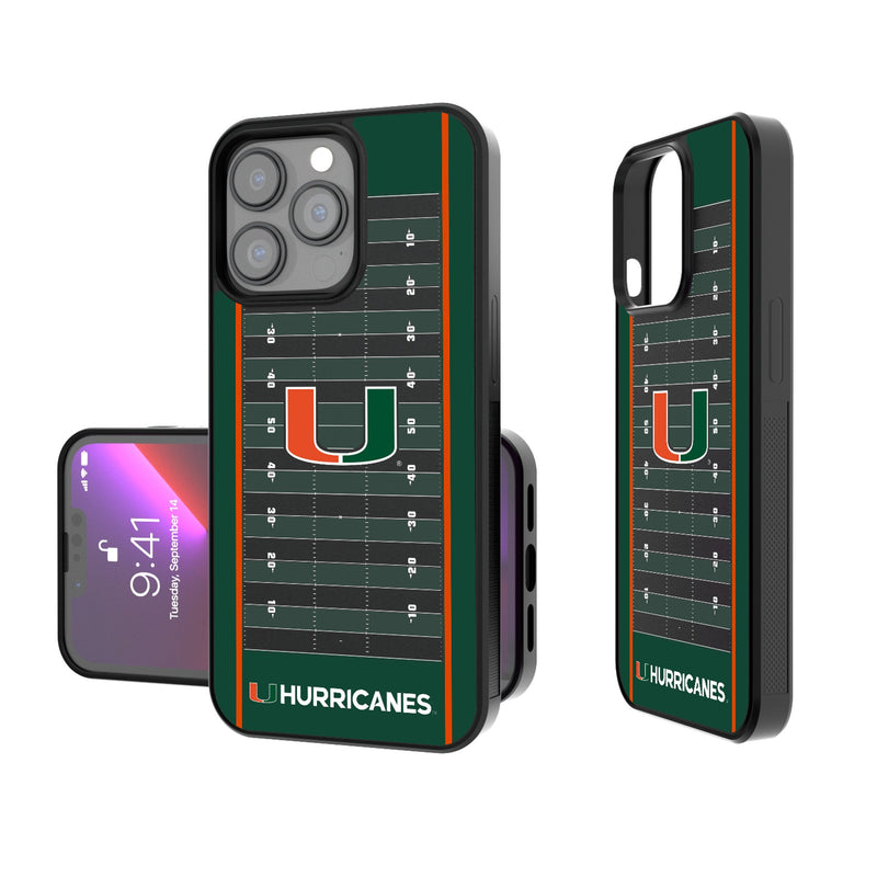 University of Miami Hurricanes Field iPhone Bump Phone Case