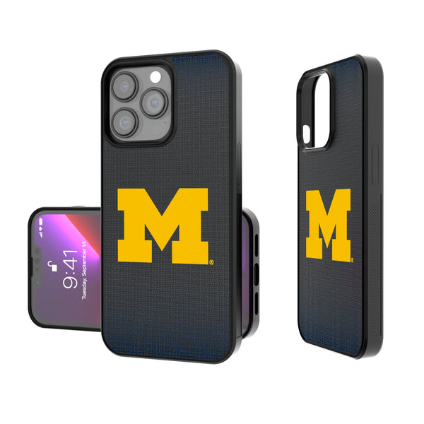 University of Michigan Wolverines Linen iPhone Bump Phone Case