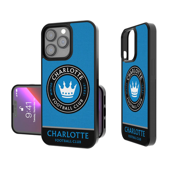 Charlotte FC  Endzone Solid iPhone Bump Phone Case