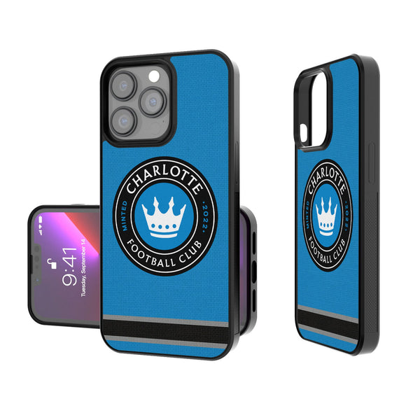 Charlotte FC  Stripe iPhone Bump Phone Case