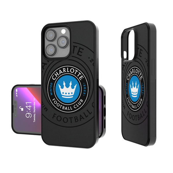 Charlotte FC  Monocolor Tilt iPhone Bump Phone Case