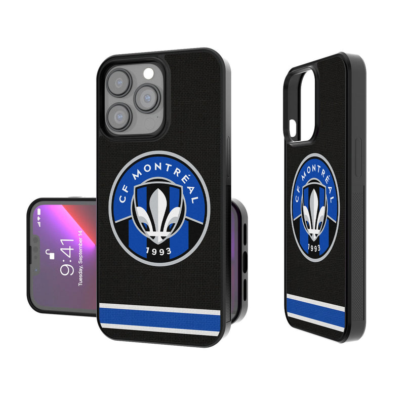 CF Montreal  Stripe iPhone Bump Phone Case