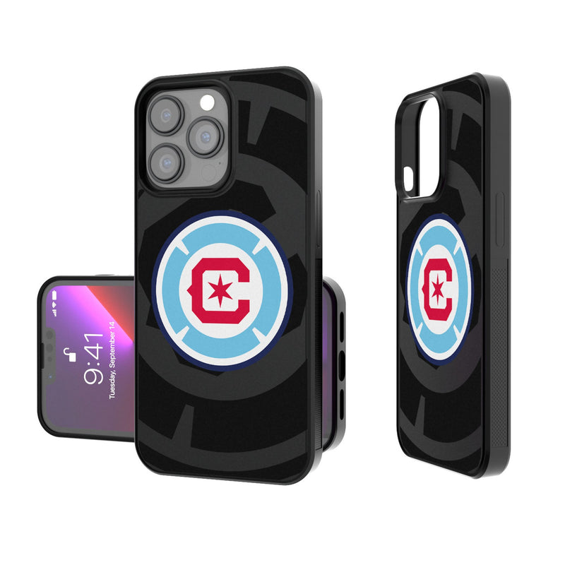 Chicago Fire  Monocolor Tilt iPhone Bump Phone Case