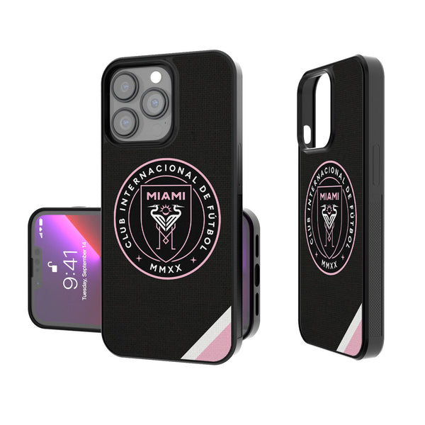 Inter Miami CF  Diagonal Stripe iPhone Bump Phone Case