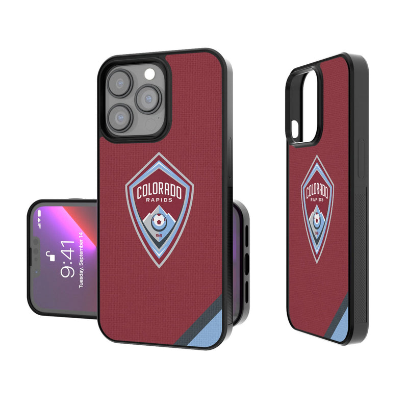 Colorado Rapids  Diagonal Stripe iPhone Bump Phone Case