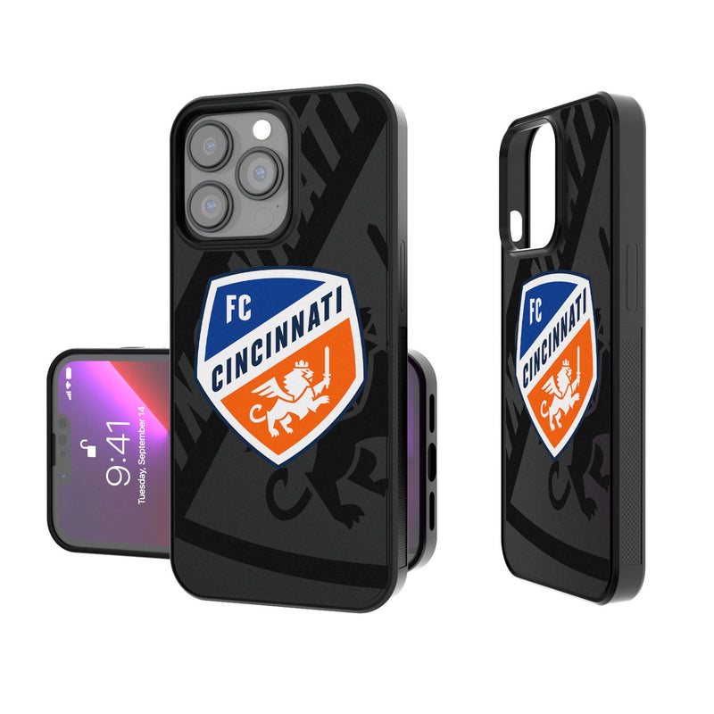 FC Cincinnati  Monocolor Tilt iPhone Bump Phone Case